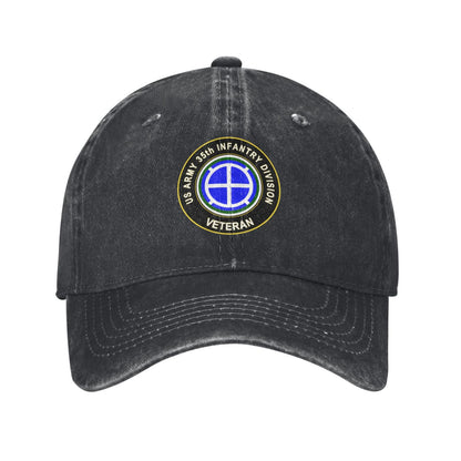 US Army 35th Infantry Division Printed unisex baseball cap adjustable cap outdoor sun hats trucker hat