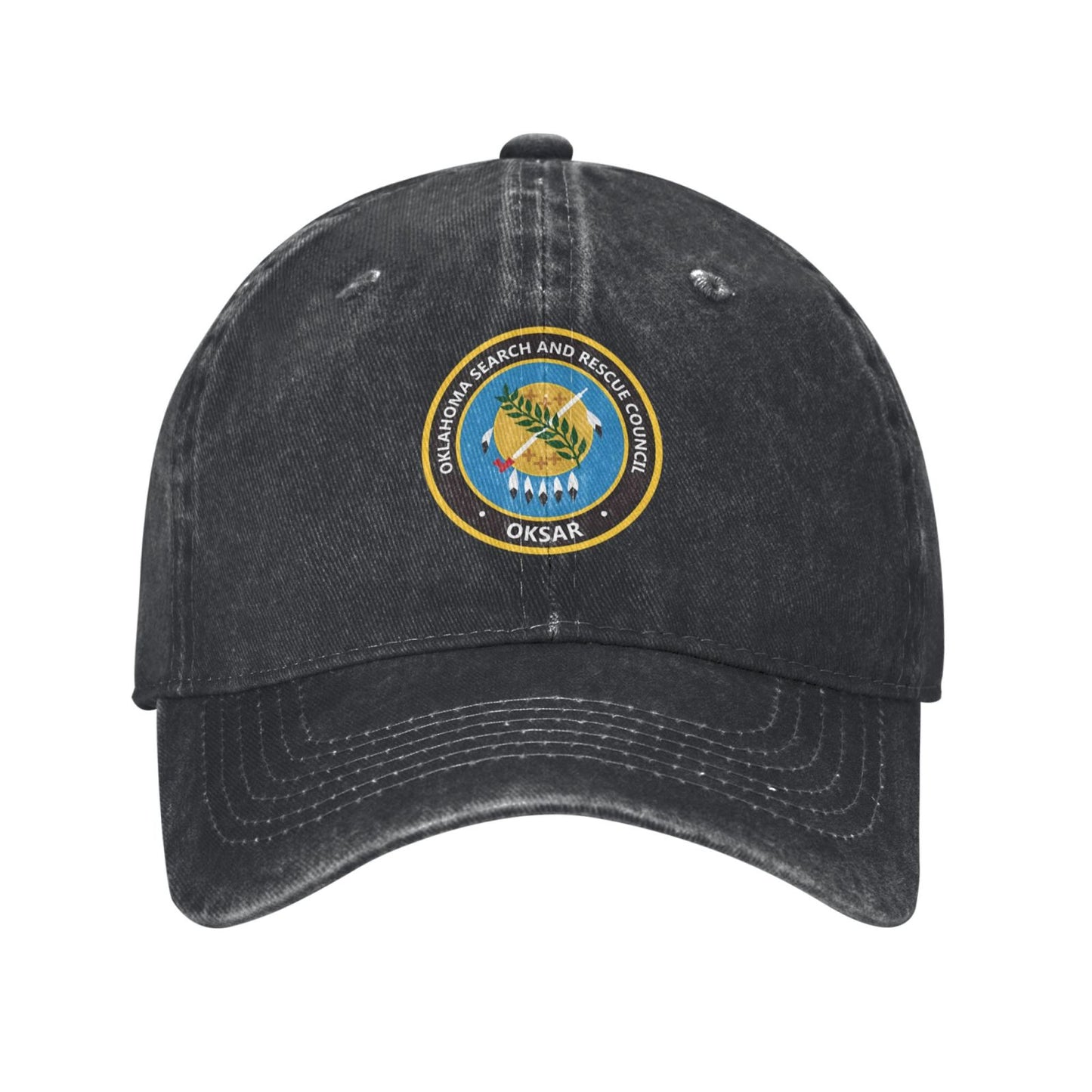 OKSAR Council Logo Printed unisex baseball cap adjustable cap outdoor sun hats trucker hat