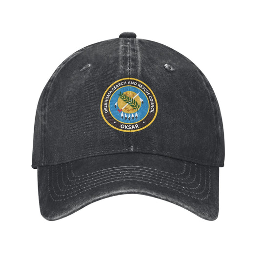 OKSAR Council Logo Printed unisex baseball cap adjustable cap outdoor sun hats trucker hat