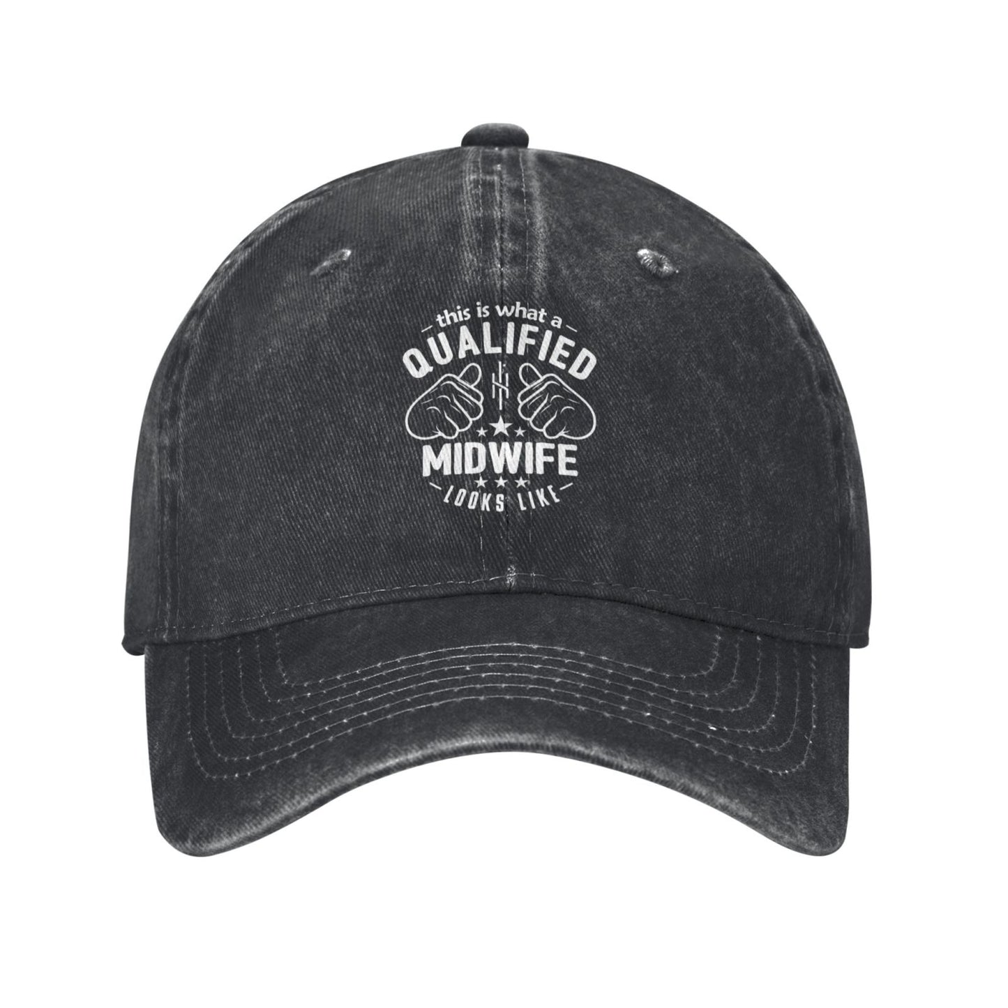 This Is What A Qualified Midwife Looks Like Printed unisex baseball cap adjustable cap outdoor sun hats trucker hat