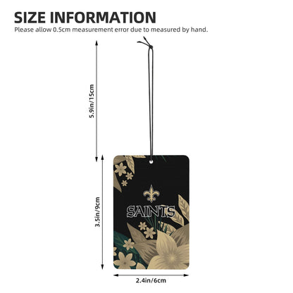 4pcs- New Orleans Saints car aromatherapy tablets Car Air Fresheners Cards Set