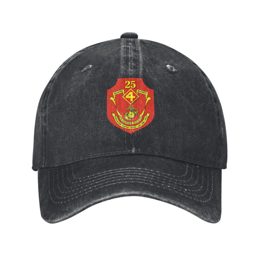 USMC-4th Division 25th Regiment Printed unisex baseball cap adjustable cap veteran gift
