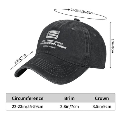 Carroll Shelby School Of High Performance Driving Printed unisex baseball cap adjustable cap outdoor sun hats trucker hat