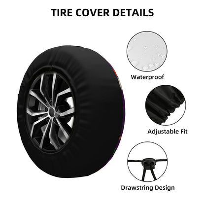 Jacksonville Jaguars print Halloween candy print car tire cover tire dust cover