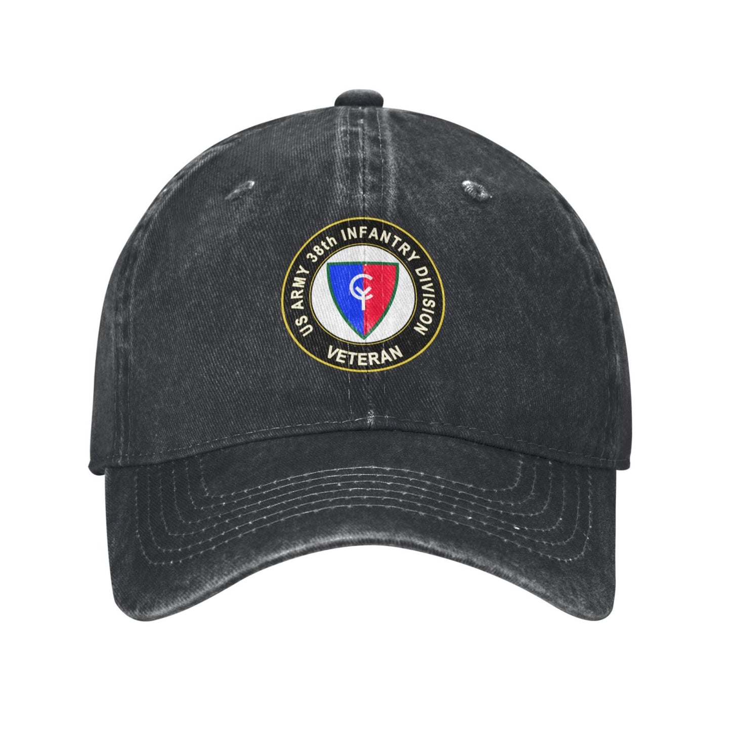 US Army 38th Infantry Division Printed unisex baseball cap adjustable cap outdoor sun hats trucker hat
