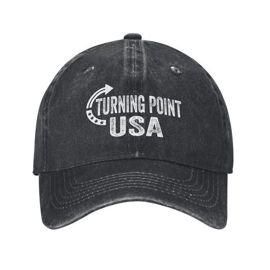 Turning Point USA Logo 3 Printed unisex baseball cap outdoor hats adjustable cap trucker gift hat