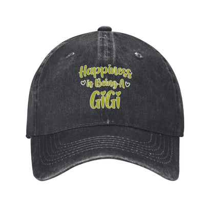 Happiness Is Being A Gigi Printed unisex baseball cap adjustable cap outdoor sun hats trucker hat
