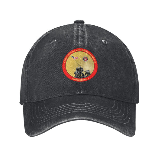 Hsbnsealtr Printed unisex baseball cap adjustable cap veteran gift