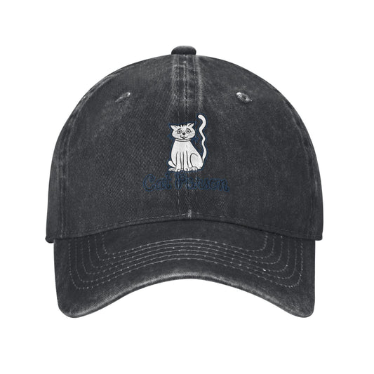 Cute Proud Crazy Cat Printed unisex baseball cap adjustable cap outdoor sun hats trucker hat
