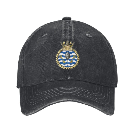 HMS Shavington Printed unisex baseball cap adjustable cap outdoor trucker hat veterans Gifts