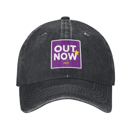 Leave The EU Now Sticker Printed unisex baseball cap adjustable cap outdoor sun hats trucker hat