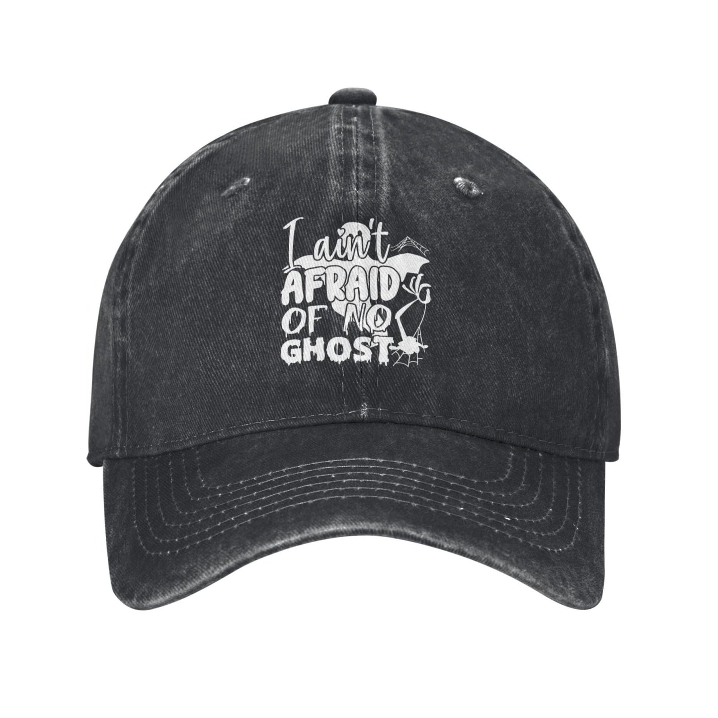 I Ain't Afraid Of No Ghost Printed unisex baseball cap adjustable cap outdoor sun hats trucker hat