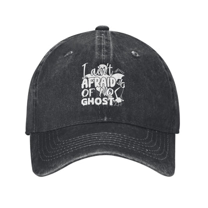 I Ain't Afraid Of No Ghost Printed unisex baseball cap adjustable cap outdoor sun hats trucker hat
