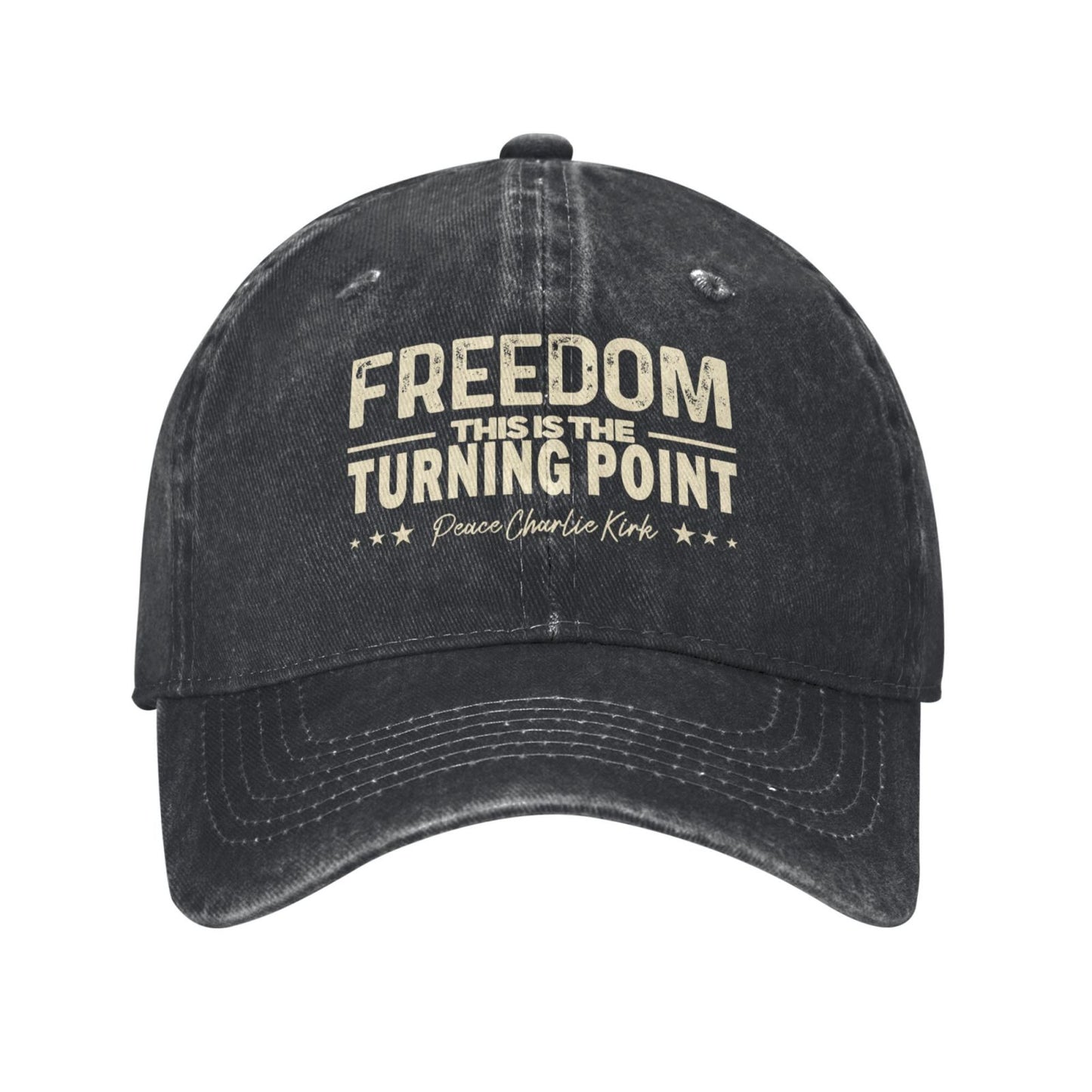 Freedom This Is The Turning Point Printed unisex baseball cap outdoor hats adjustable cap trucker gift hat
