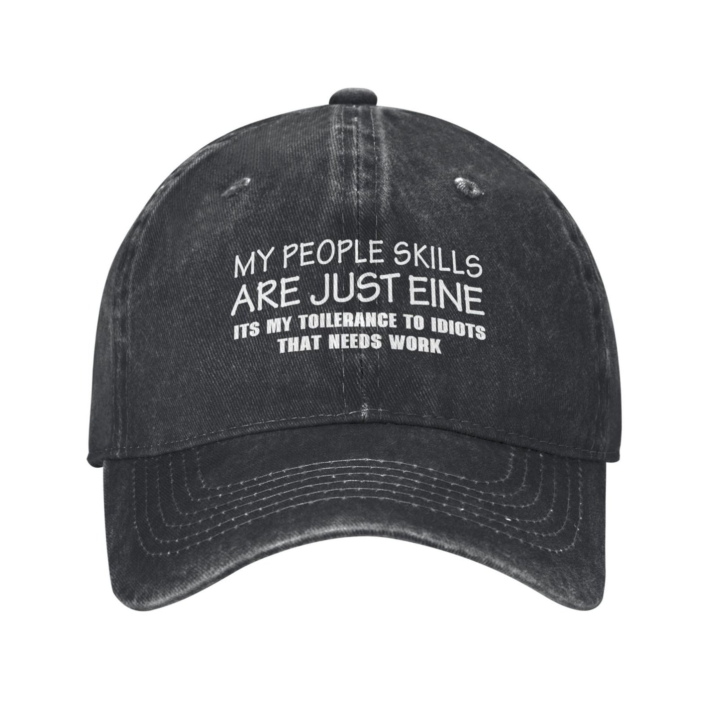 It's My Tolerance To Idiots That Needs Work Printed unisex baseball cap adjustable cap outdoor hats trucker gift hat