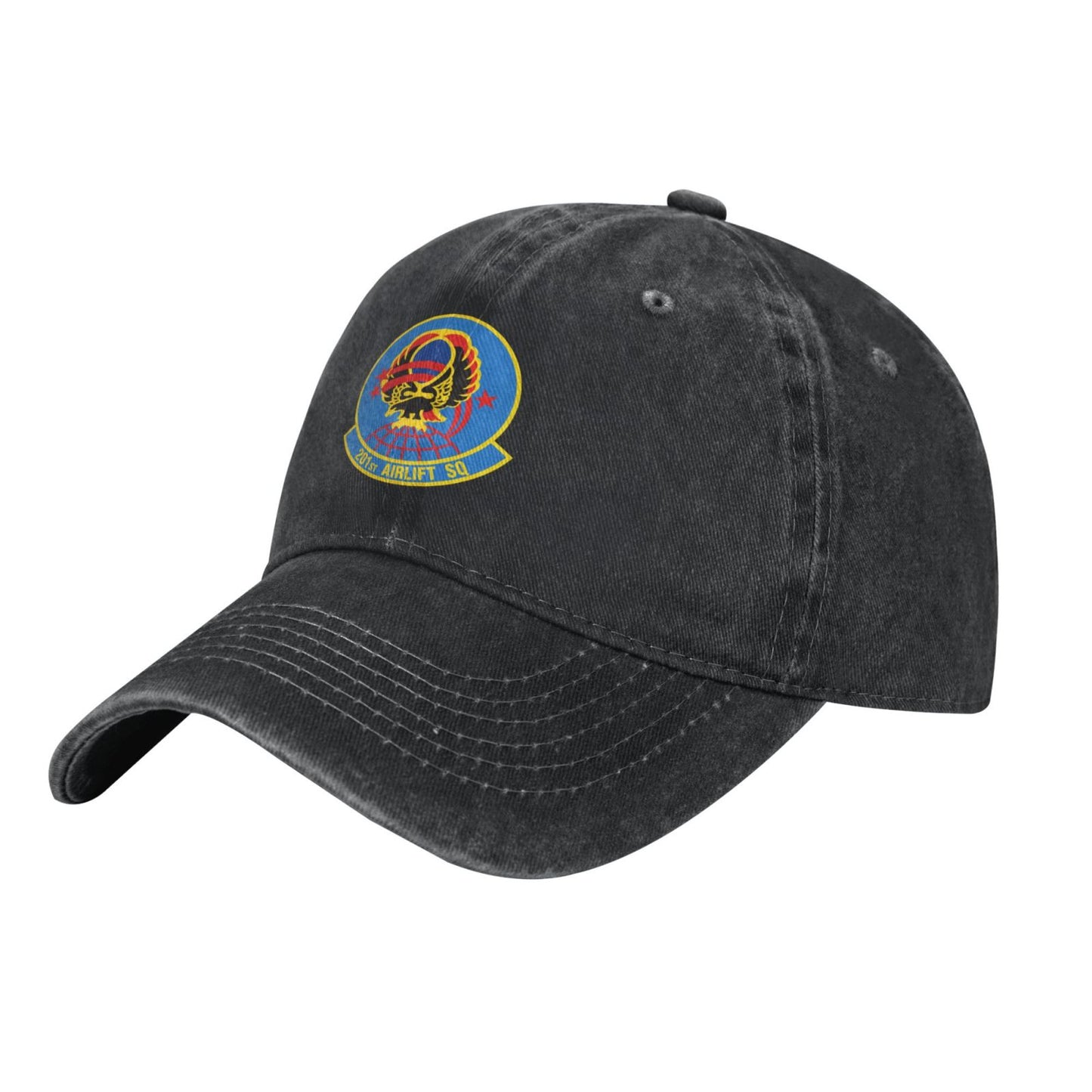 201 Airlift Squadron Emblem Printed unisex baseball cap adjustable cap outdoor sun hats trucker hat