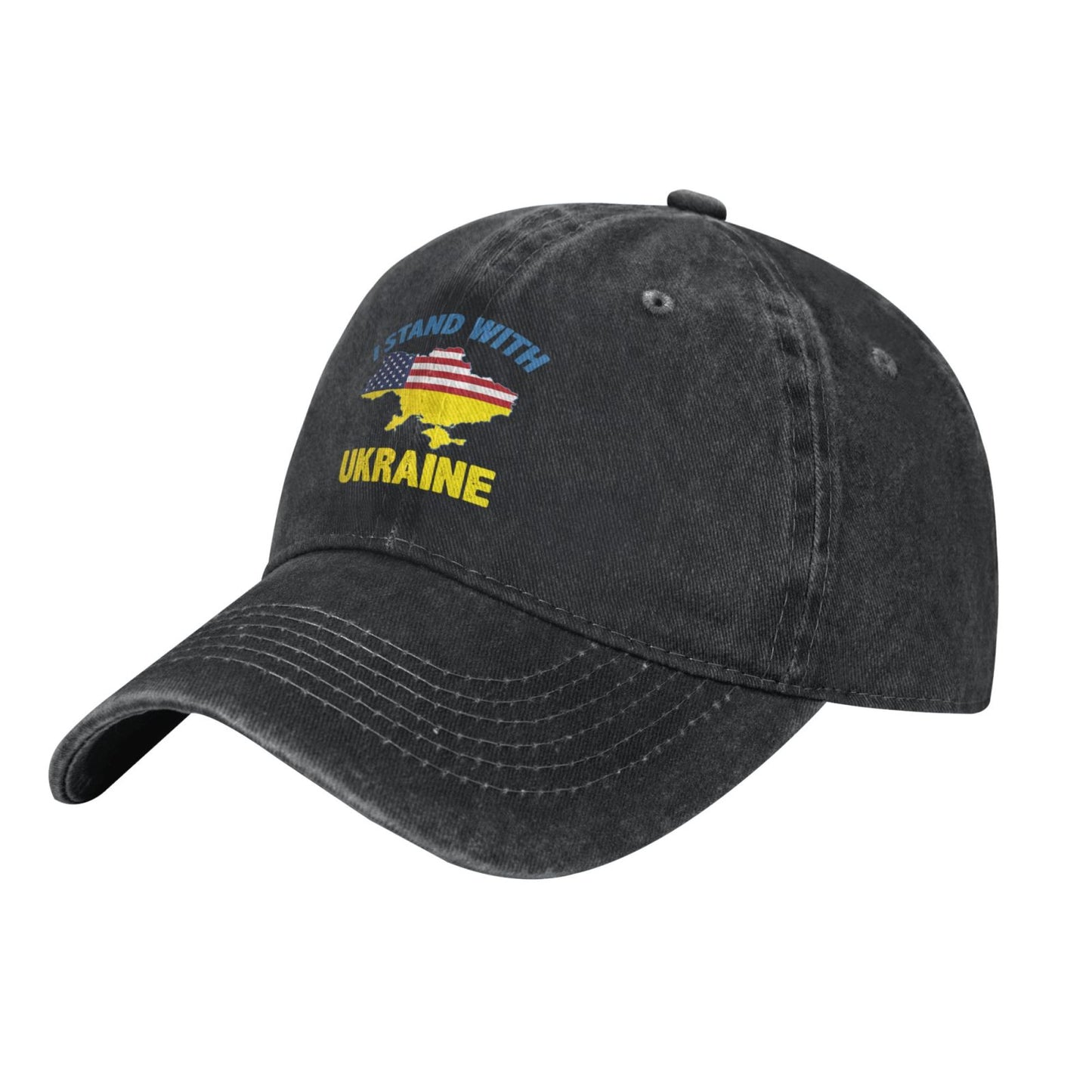 I Stand With Ukraine Printed unisex baseball cap adjustable cap outdoor sun hats trucker hat