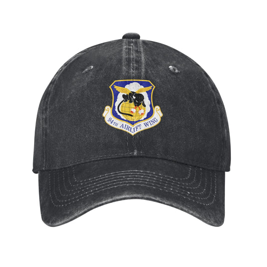 94th Airlift Wing Printed unisex baseball cap outdoor hats adjustable cap trucker gift hat