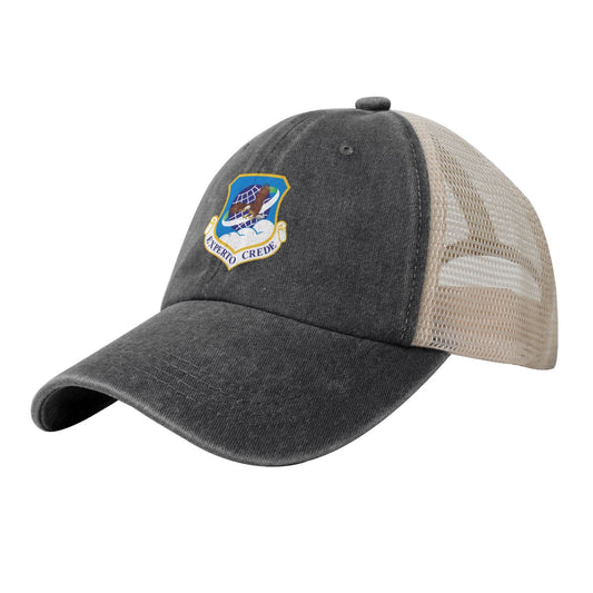 89th Airlift Wing Printed unisex baseball cap adjustable grid baseball cap veteran gift