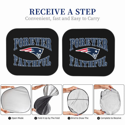 New England Patriots Car front windshield sunshade UV resistant sunshade foldable