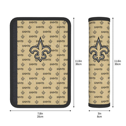 New Orleans Saints personalized seat belt protective cover Car seat belt protective cover