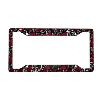 Atlanta Falcons Print Car license plate frame four hole license plate holder (one pair)