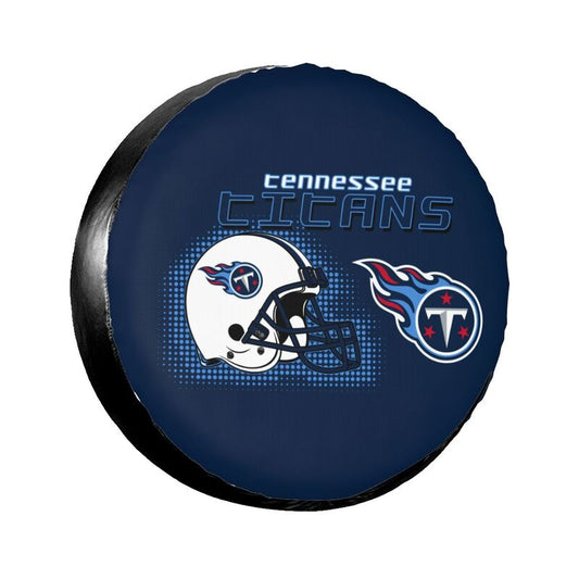 Tennessee Titans Print car tire protection cover car spare tire dust protection covers