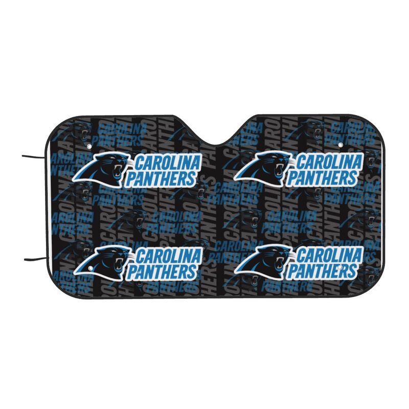 Carolina Panthers 4 Print Car windshield sunshades suitable for front Car windshield sunshades