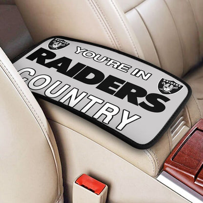 Las Vegas Raiders Printed car armrest box pad elbow support pad