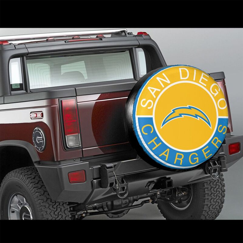 San Diego Chargers Printed tire protection cover car spare tire dust protection covers