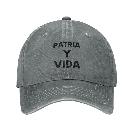 Patria Y Vida Cuba Freedom Movement Cuba Patriotic Printing unisex baseball cap adjustable hats Outdoor leisure hat trucker cap