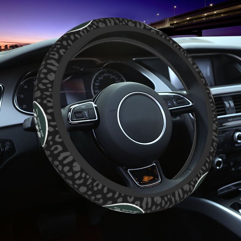 New York Jets Printed elastic steering wheel cover car steering wheel protective cover