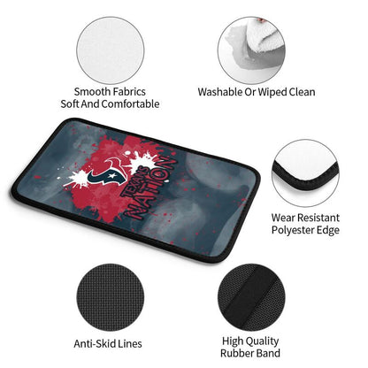 Houston Texans print car center console armrest pad Car armrest box protective cover