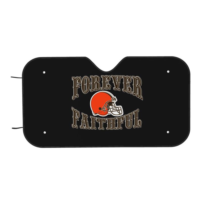 Cleveland Browns Printing car multi size front windshield sunshade car windshield sunshade