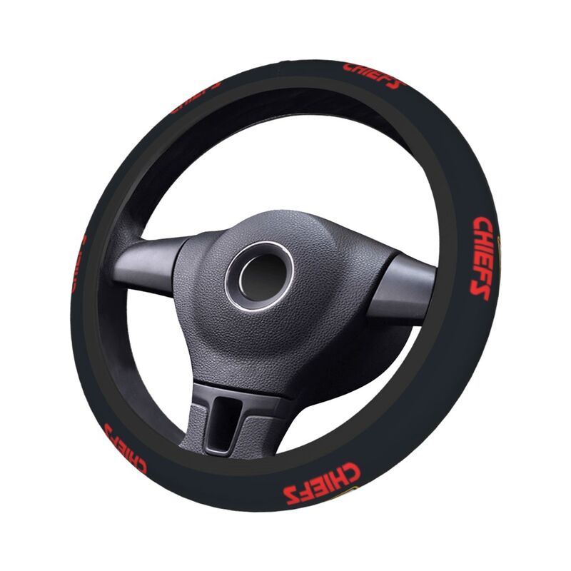 Kansas City Chiefs Printed breathable elastic steering wheel cover