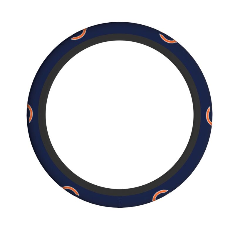 Chicago Bears 4 Printed car protective cover elastic steering wheel cover