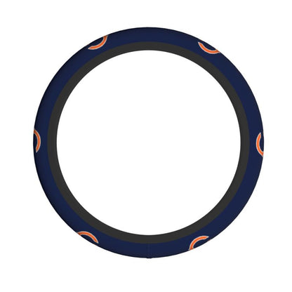 Chicago Bears 4 Printed car protective cover elastic steering wheel cover