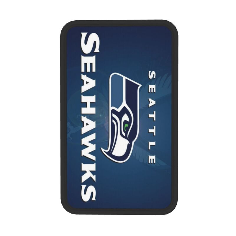 Car armrest box pad Seattle Seahawks 5 Printed center armrest box pad protective pad