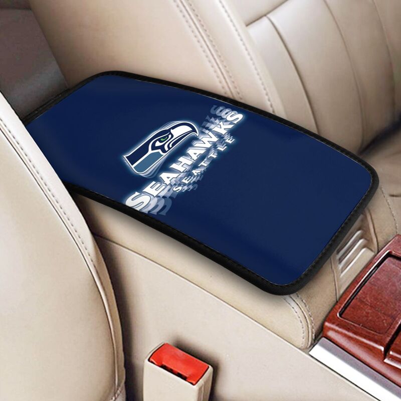 Seattle Seahawks1 Printed car armrest box pad elbow protection pad
