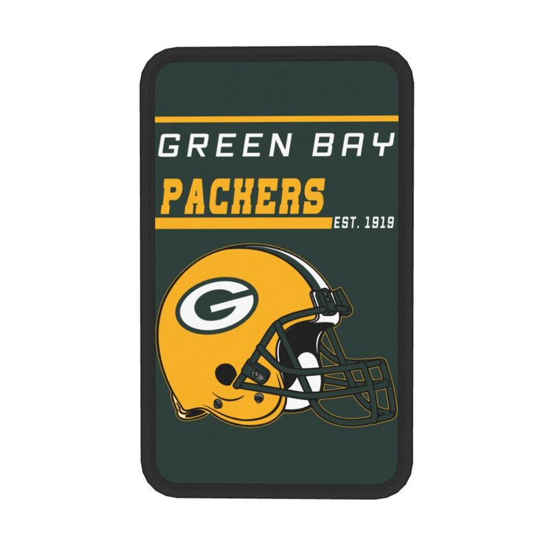 Green Bay Packers Print car armrest box cushion armrest protective cover