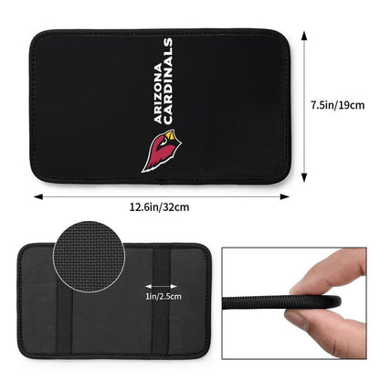 Arizona Cardinals Printed car center armrest box pad anti slip pad