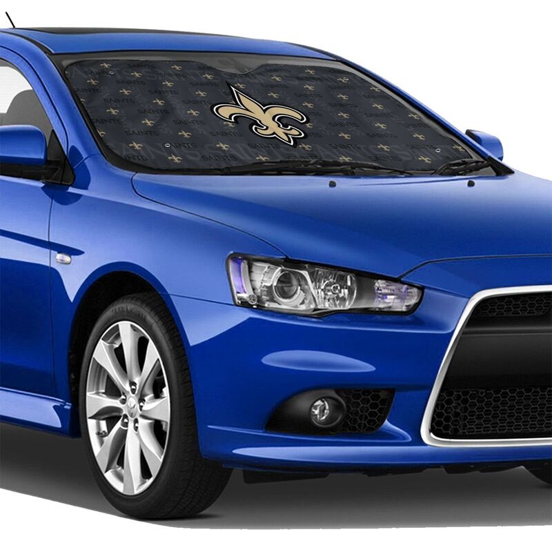 New Orleans Saints Printed is suitable for front Car windshield sunshades Car windshield sunshades
