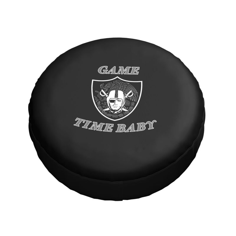 Las Vegas Raiders 3 Car tire protective cover waterproof and dustproof tire cover