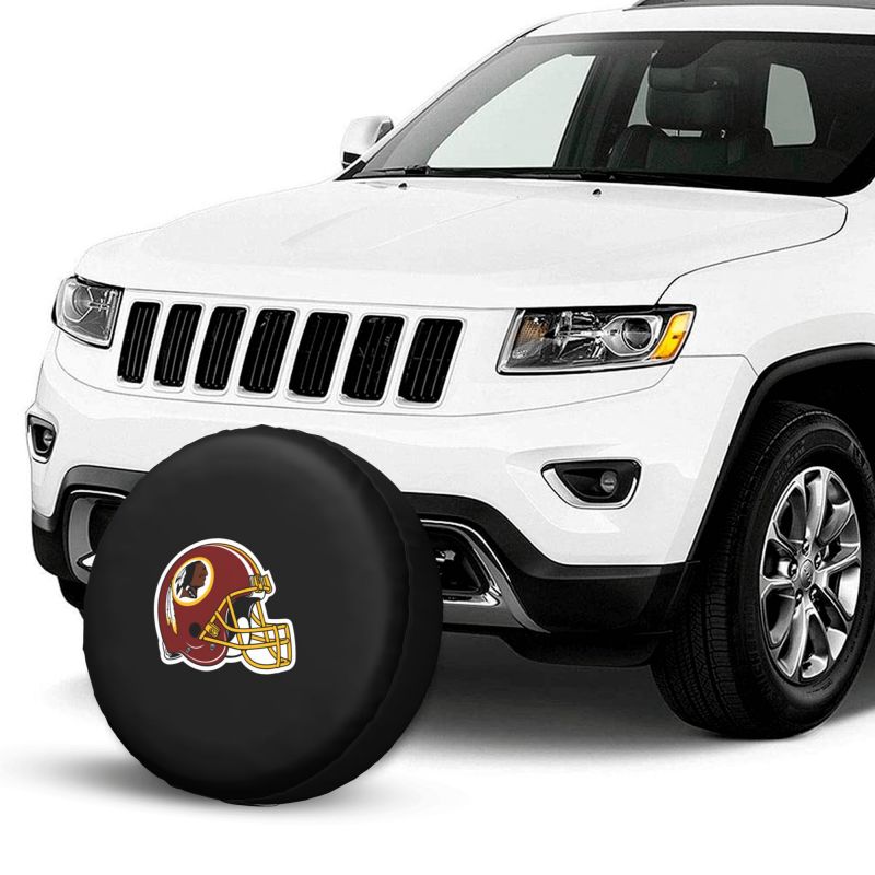 Washington Redskins 2 Car tire protective cover waterproof and dustproof tire cover