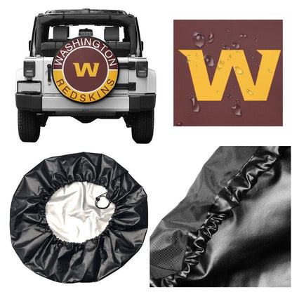 Washington Redskins Printed tire protection cover car spare tire dust protection covers