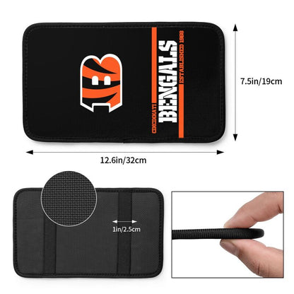 Cincinnati Bengals Printed car armrest box pad Protective pad