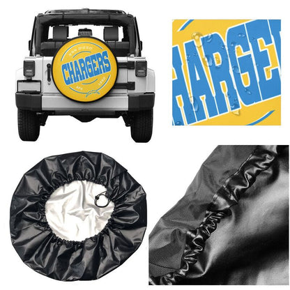 San Diego Chargers Printing car tire protection cover car spare tire dust protection cover
