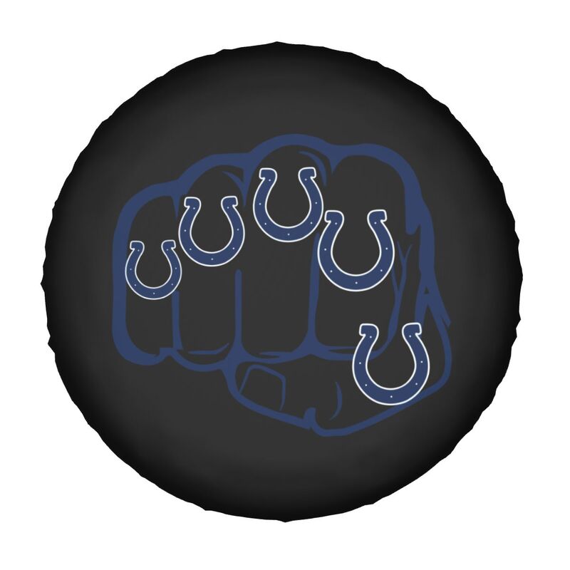 Indianapolis Colts Print tire protection cover car spare tire dust protection covers