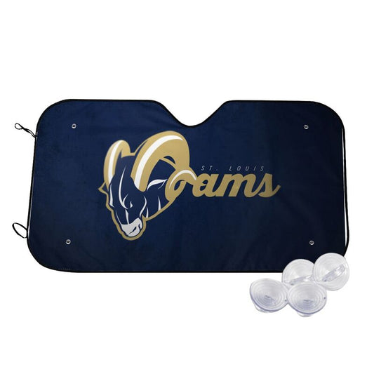 Los Angeles Rams Print Car windshield sunshades is suitable for front Car windshield sunshades