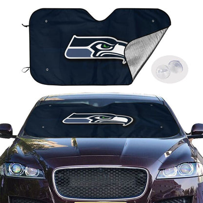 Seattle Seahawks Print Car windshield sunshades suitable for front Car windshield sunshades